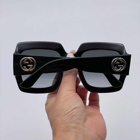 BRAND NEW GUCCI GG0053SN 001 Black/Grey Women Sunglasses main image 4